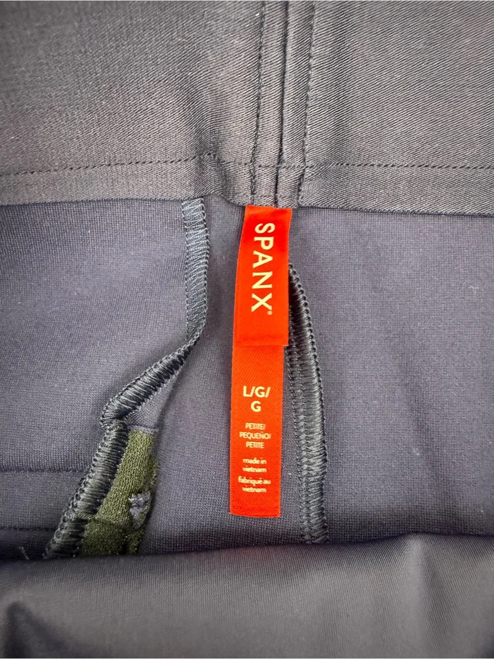 SPANX Ponte Button Front Wide Leg Pants Trousers Lapis Blue Sailor Nautical